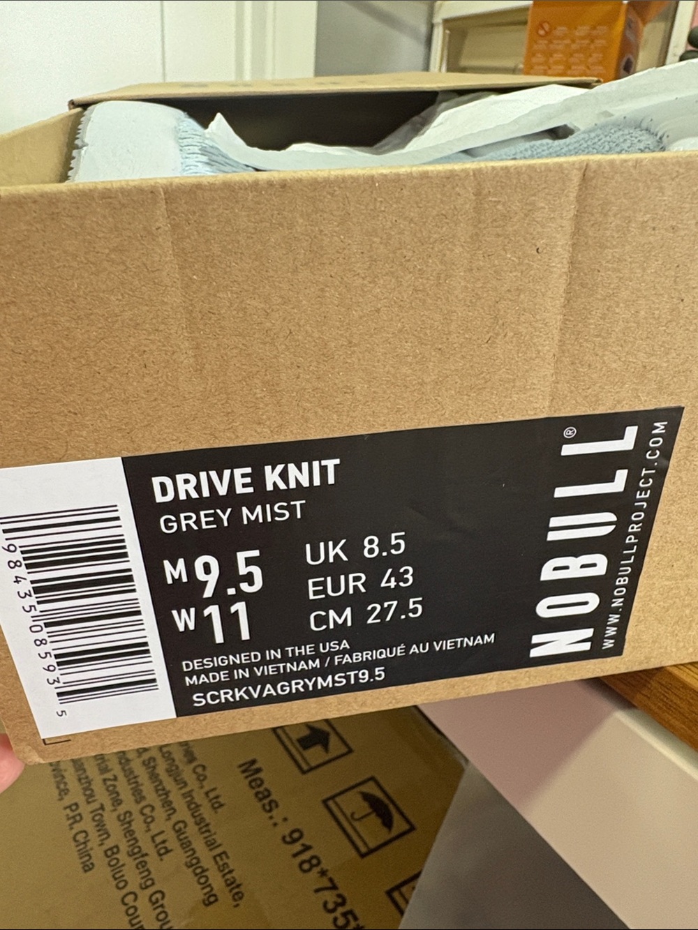 No Bull Drive Knit Grey Mist 11W/9.5M